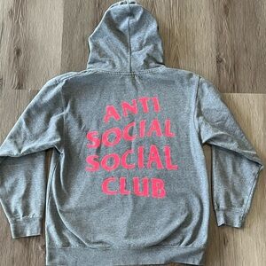 Anti Social Social Club Gray Hoodie